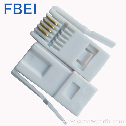 6P4C/6p6c UK plug RJ11 connector